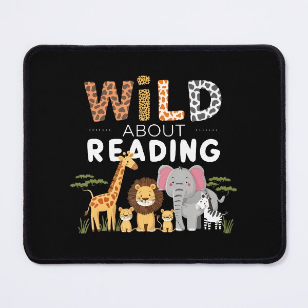 Item preview, Wild About Reading Book Lover Bookworm Library Day designed and sold by hjkelptu3.