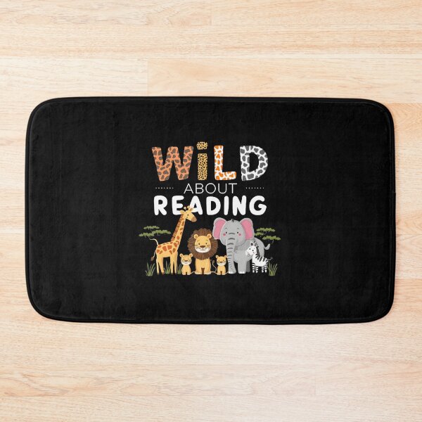 Item preview, Wild About Reading Book Lover Bookworm Library Day designed and sold by hjkelptu3.