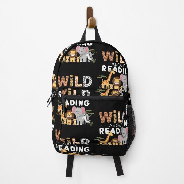 Item preview, Wild About Reading Book Lover Bookworm Library Day designed and sold by hjkelptu3.