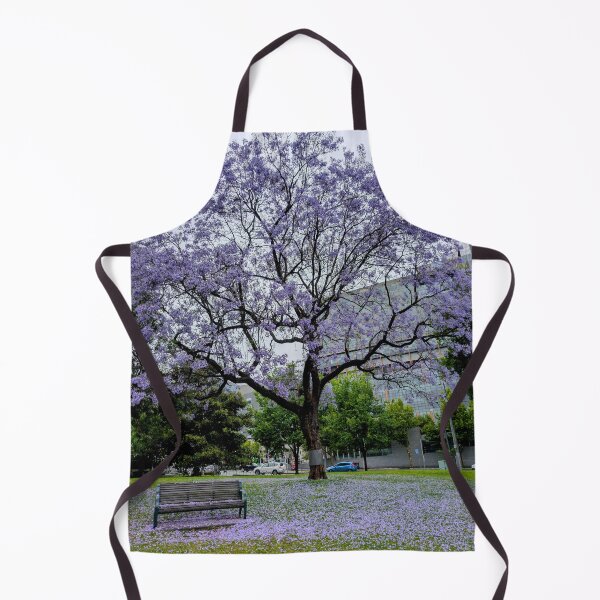 Item preview, Dreamy Jacaranda Tree in Full Bloom — Urban Serenity in Purple designed and sold by Photogenic Snap.