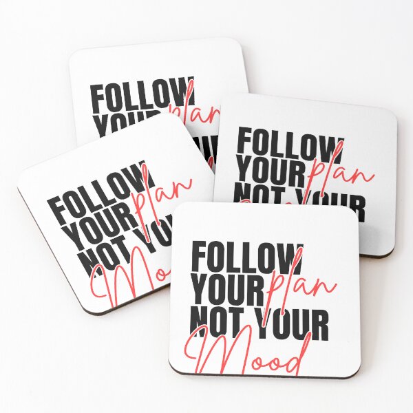 Item preview, Follow Your Plan Not Your Mood designed and sold by Dondonmart.