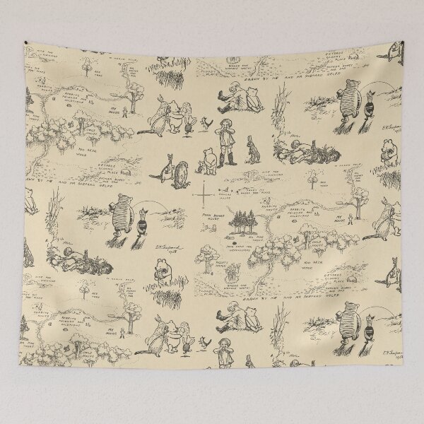 Item preview, 100 Aker Wood (Cream) designed and sold by design-r.