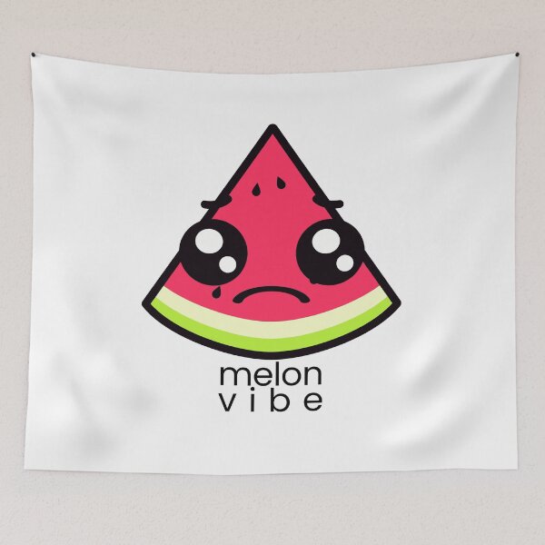 Artikelvorschau, Süße Melone - Melon Vibe - Sad entworfen und verkauft von JedoCreative.