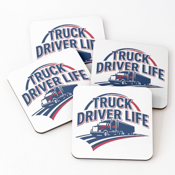 Item preview, Truck Driver Life – Road & Trucker Pride Design designed and sold by DreamyDesigns17.