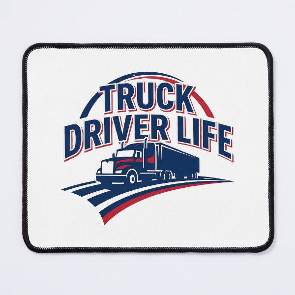 Item preview, Truck Driver Life – Road & Trucker Pride Design designed and sold by DreamyDesigns17.