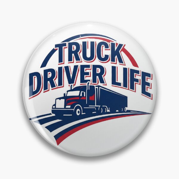 Item preview, Truck Driver Life – Road & Trucker Pride Design designed and sold by DreamyDesigns17.