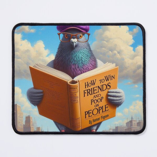 Item preview, Poop on People ? Pigeon Reading Book | Dale Carnegie Book Parody | Funny Book Lover Gift designed and sold by Kmcantley.