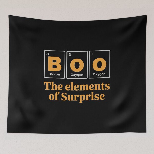 Item preview, Funny Boo Elements of Surprise Science Teacher Halloween 1  designed and sold by VerseFarm.