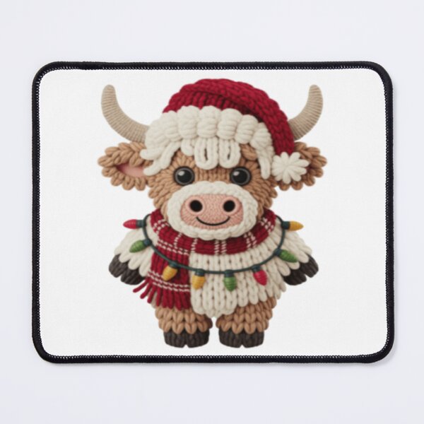 Item preview, Crochet Christmas cow designed and sold by szydelkowanika.