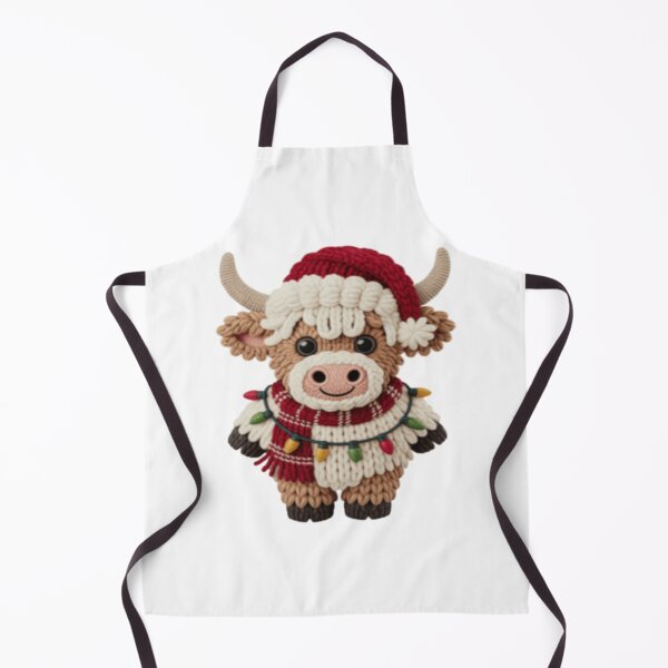 Item preview, Crochet Christmas cow designed and sold by szydelkowanika.