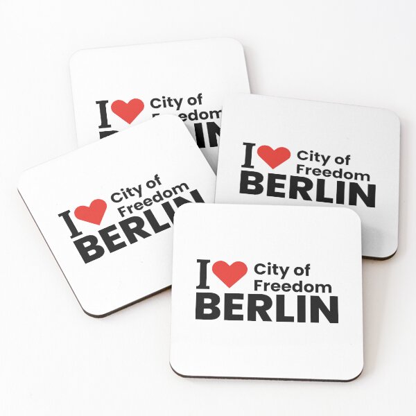 Item preview, I ❤️ Berlin – City of Freedom | Minimal Travel Sticker designed and sold by saan-creatives.