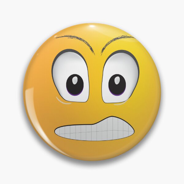 Item preview, Angry Face Emoji – Yellow Expression Design designed and sold by NeutronDesign.