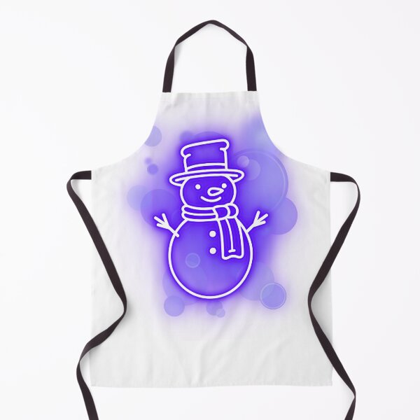 Item preview, Neon Snowman – Winter Illustration designed and sold by iamKRUK.
