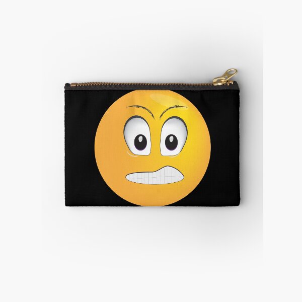 Item preview, Angry Face Emoji – Yellow Expression Design designed and sold by NeutronDesign.