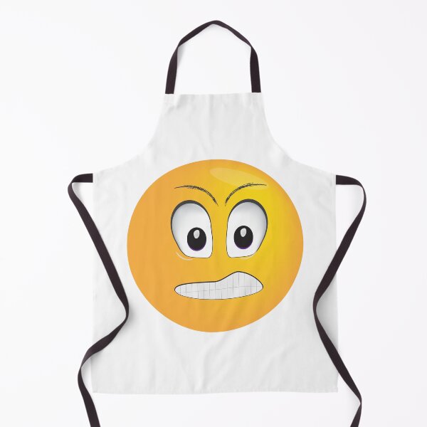 Item preview, Angry Face Emoji – Yellow Expression Design designed and sold by NeutronDesign.