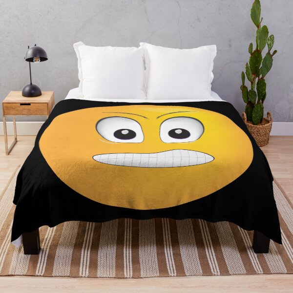 Item preview, Angry Face Emoji – Yellow Expression Design designed and sold by NeutronDesign.