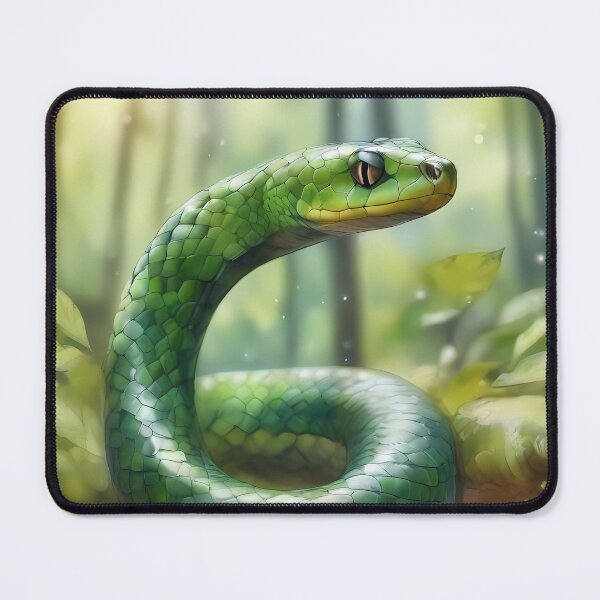 Item preview, Green Snake in Nature designed and sold by CalmnessbyChoice.