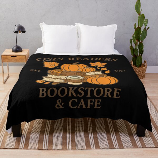 Item preview, Womens Cozy Readers Bookstore Pumpkin Coffee Fall designed and sold by hjkelptu3.