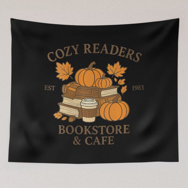 Item preview, Womens Cozy Readers Bookstore Pumpkin Coffee Fall designed and sold by hjkelptu3.