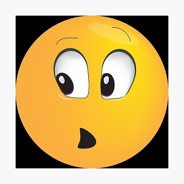 Item preview, Surprised Face Emoji | Shock and Awe Design designed and sold by NeutronDesign.
