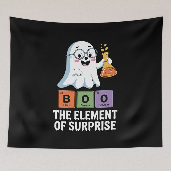 Item preview, Funny Boo The Element Of Surprise Cute Chemistry Halloween  designed and sold by VerseFarm.