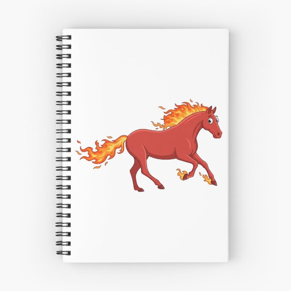 Item preview, Blazing Fast: Cute Fire Horse designed and sold by NadiiArt.