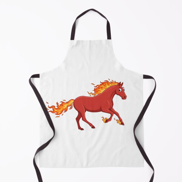 Item preview, Blazing Fast: Cute Fire Horse designed and sold by NadiiArt.