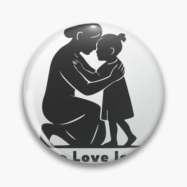 Item preview, Where Love Is, No Harm Grows – Minimalist Guardian & Child Design designed and sold by House-of-Waliya.