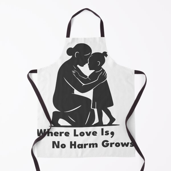 Item preview, Where Love Is, No Harm Grows – Minimalist Guardian & Child Design designed and sold by House-of-Waliya.
