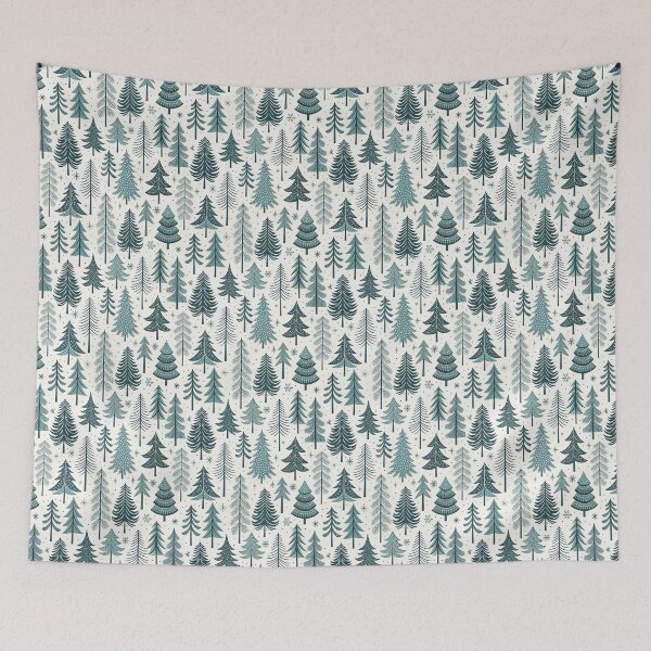 Item preview, Nordic Pine Trees | Scandinavian Winter Forest Art designed and sold by Shuga-Design.