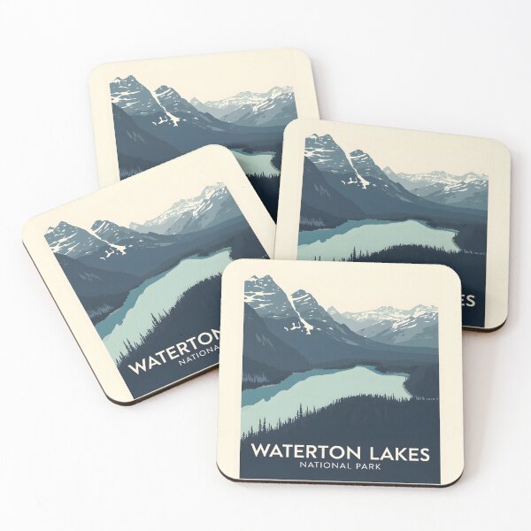 Item preview, Waterton Lakes National Park - Canada  designed and sold by GoodOldVintage.