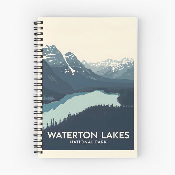 Item preview, Waterton Lakes National Park - Canada  designed and sold by GoodOldVintage.