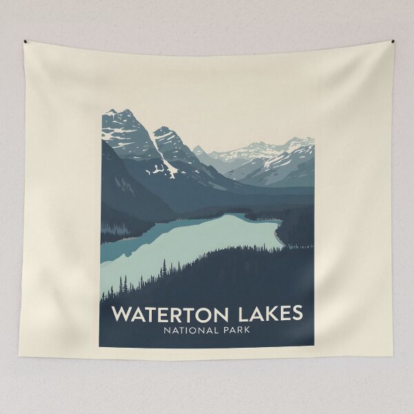 Item preview, Waterton Lakes National Park - Canada  designed and sold by GoodOldVintage.
