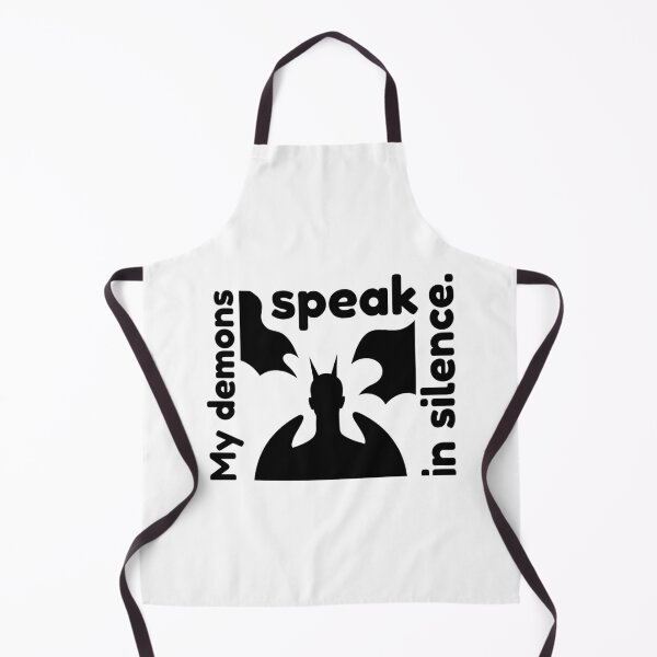 Item preview, My Demons Speak in Silence – Dark Silhouette Design designed and sold by NeutronDesign.