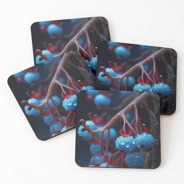 Item preview, Mystical Blue Berries - Macro Nature Photography designed and sold by DigitalVibes Art, CreatorSpace, PixelMood. By AngryFish.Art..