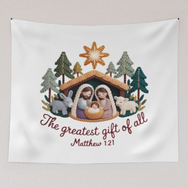 Item preview, Christmas crocheat nativity scene designed and sold by szydelkowanika.