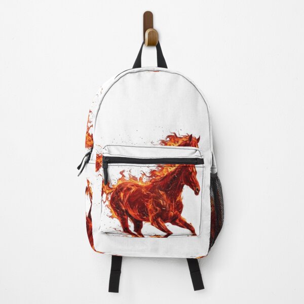Item preview, Flaming Fire Horse | Elemental Spirit Animal Art designed and sold by Rosuma Designs.