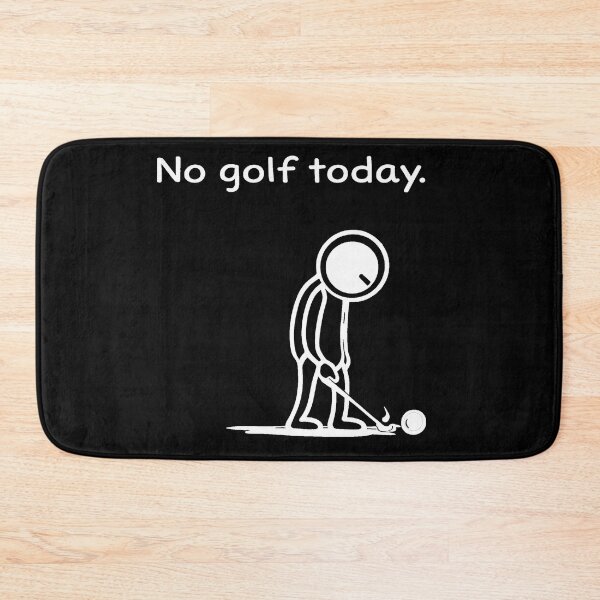 Item preview, No golf Today Sad Stick Man Funny Dad Golfing Golfman Humor  designed and sold by sssweetness.