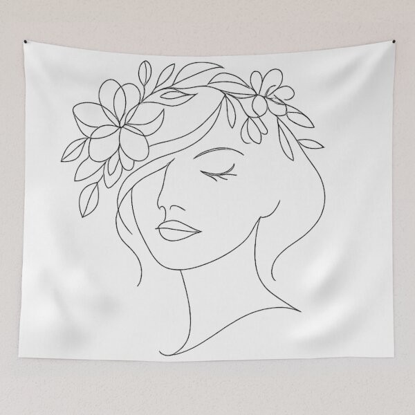 Item preview, Floral Line Art  designed and sold by Prasakro.