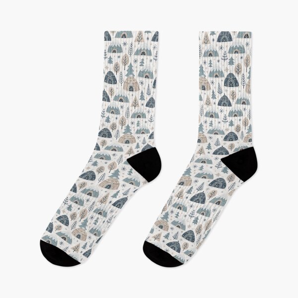 Item preview, Nordic Snow Symbols | Calm Winter Folk Art designed and sold by Shuga-Design.