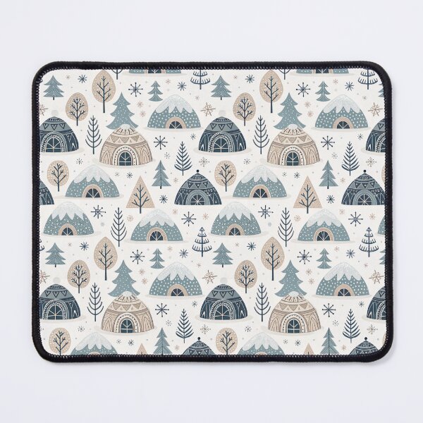 Item preview, Nordic Snow Symbols | Calm Winter Folk Art designed and sold by Shuga-Design.