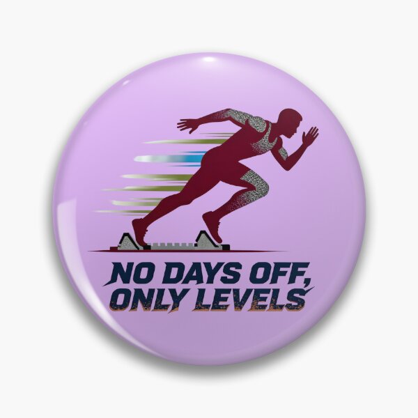 Item preview, No Days Off Only Levels | Urban Athlete Motivation Streetwear Design designed and sold by Maximilianos.