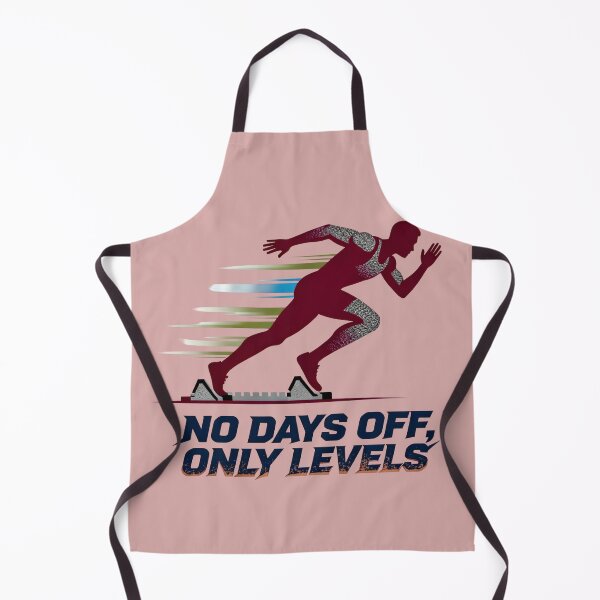 Item preview, No Days Off Only Levels | Urban Athlete Motivation Streetwear Design designed and sold by Maximilianos.