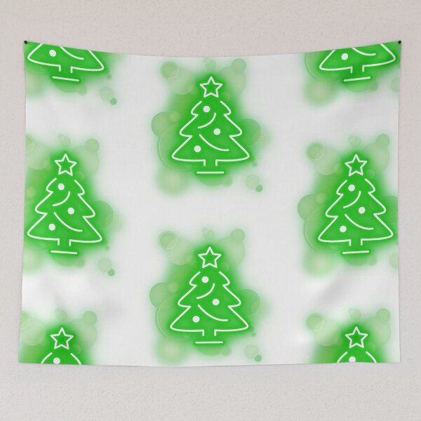 Item preview, Neon Christmas Tree – Holiday Illustration designed and sold by iamKRUK.