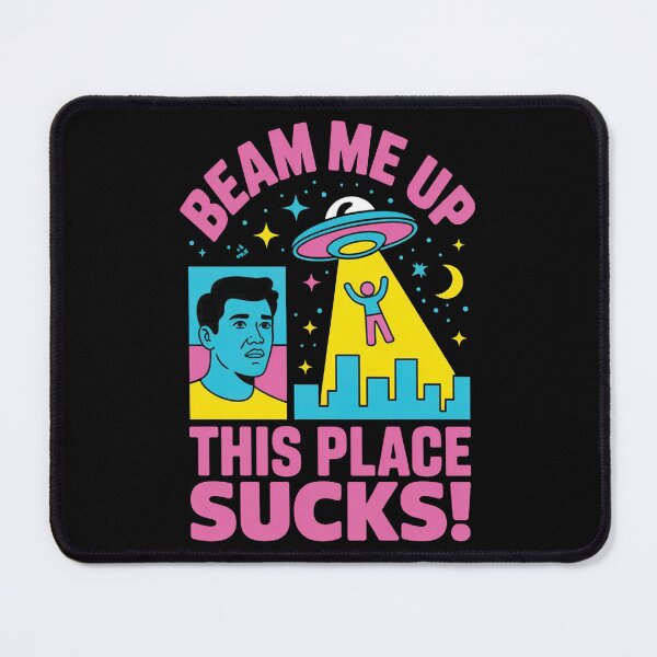Item preview, Funny Alien Abduction Saying Beam Me Up Sarcastic Sci Fi designed and sold by faridman.