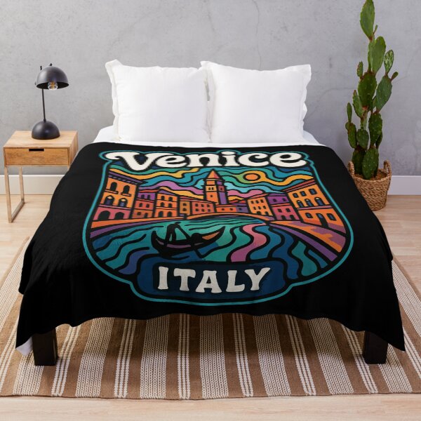Item preview, Venice Italy Travel Trippy Art designed and sold by TomFrontierArt.