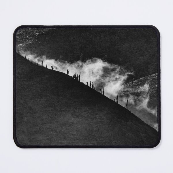 Item preview, Cactus Silhouettes in the Mist - Black and White Fine Art Argentina designed and sold by Keltoi-art.