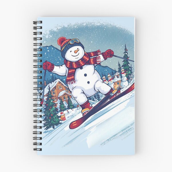 Item preview, Winter Sports Games Arena Snowman Ski Competition Sticker designed and sold by colorleafz.