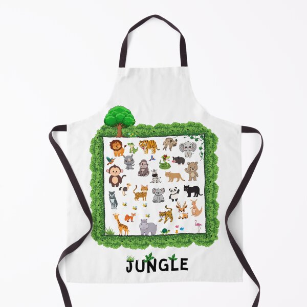 Item preview, Adorable Jungle Animals Cartoon Art designed and sold by TorqueThread.