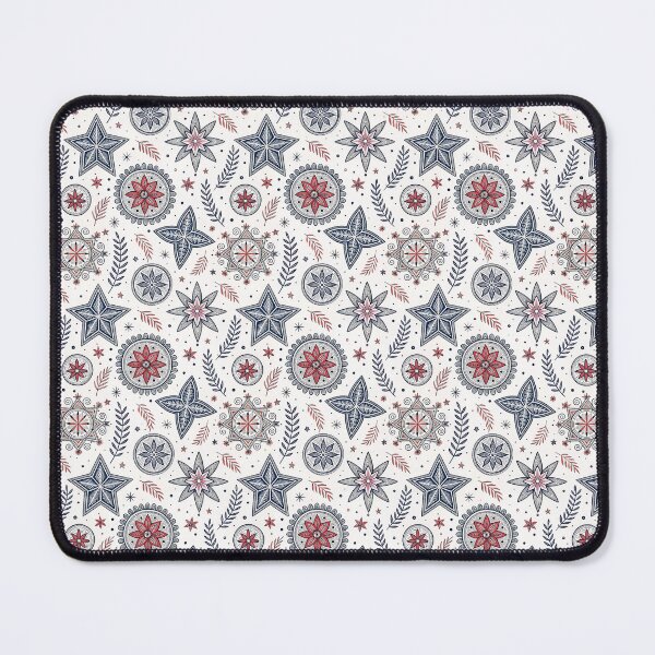 Item preview, Nordic Stars & Rosettes | Scandinavian Folk Winter Art designed and sold by Shuga-Design.